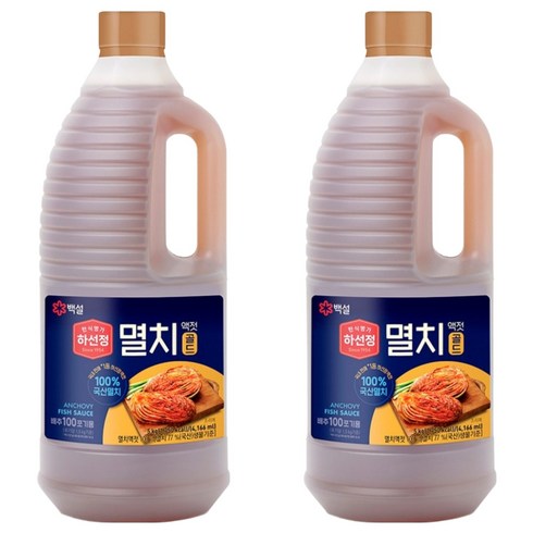 하선정 멸치액젓 골드, 5kg, 2개
