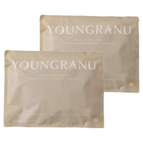 영라뉴 프로틴 핏 쉐이크 곡물흑임자맛 7p, 315g, 2세트