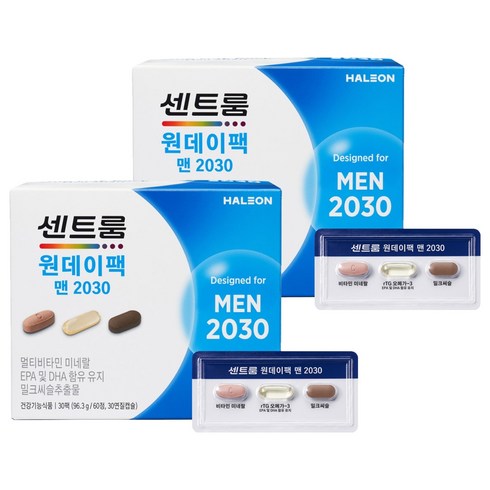 센트룸 원데이팩 맨2030, 30회분, 2개