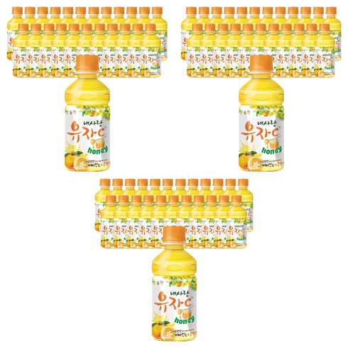 내사랑유자씨 차음료, 280ml, 72개