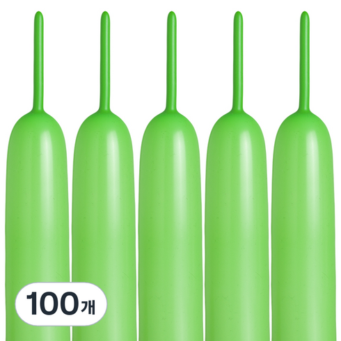 셈퍼텍스 요술풍선 260S, 라임그린, 100개