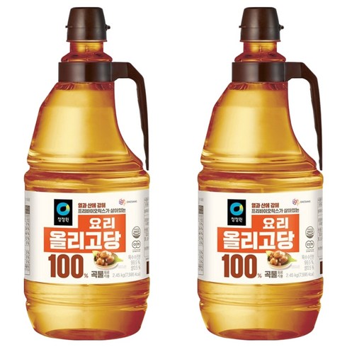 청정원 요리 올리고당, 2.45kg, 2개
