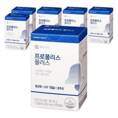 종근당건강 프로폴리스 플러스, 60정, 6개
