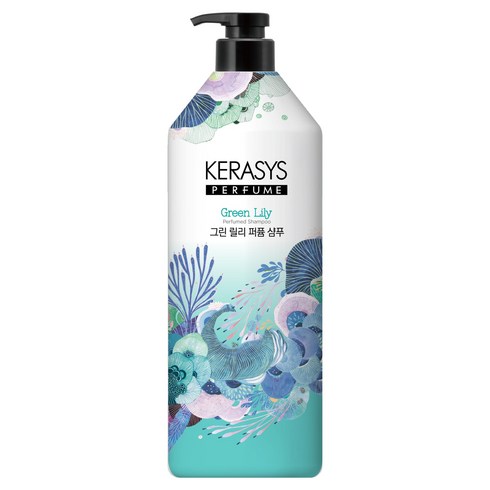 케라시스 퍼퓸 샴푸 그린 릴리, 1개, 1L