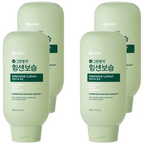 그린핑거 힘센보습 인텐시브 바디로션, 280ml, 4개