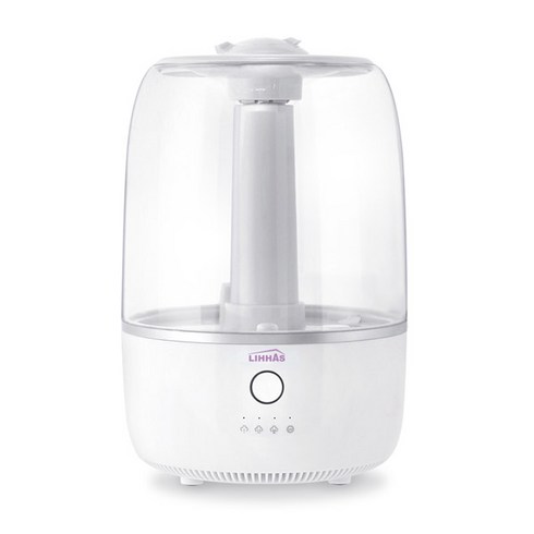 리하스 대용량 초음파 통세척 가습기 4L, TK1630, 화이트