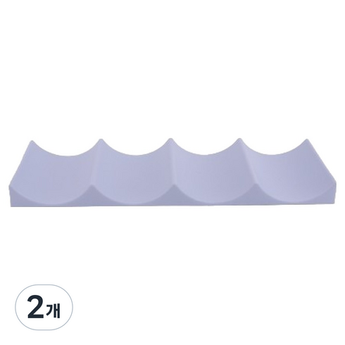 포텐키트 편리한 와인랙 29.3 x 10 x 2.5 cm, 연보라, 2개