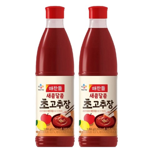 해찬들 새콤달콤 초고추장, 1.05kg, 2개