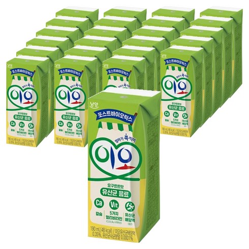 남양이오 유산균 음료, 190ml, 24개