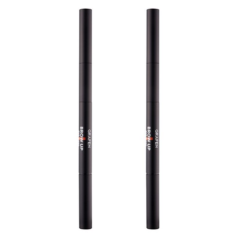 그라펜 브로우업 브로우펜슬 0.5g, 다크 브라운, 2개