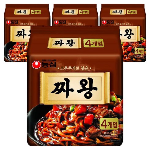 농심 짜왕 134g, 16개