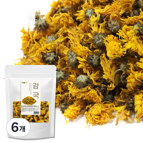 숲으로허브 국화 꽃차, 100g, 1개입, 6개