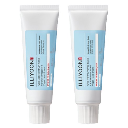 일리윤 세라마이드 비건 핸드크림 무향, 50ml, 2개