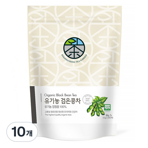 평창다원 유기농 검은콩차, 1.5g, 20개입, 10개