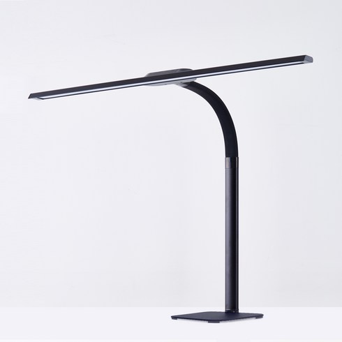 테드 안티 블루라이트 와이드 LED 책상 스탠드 80cm 데스크형 SL-W800D, 블랙