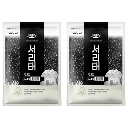 더담은 서리태, 500g, 2개