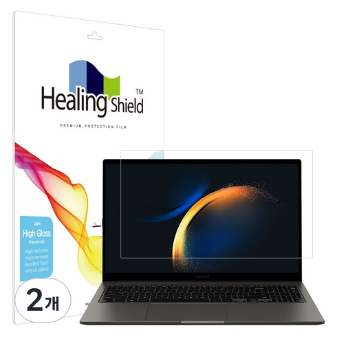 힐링쉴드 갤럭시북3 NT750XFH / XFG 노트북 올레포빅 Light 액정보호필름, 2개