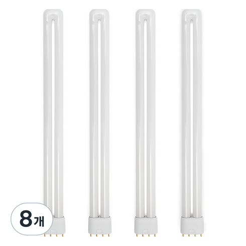 삼파장 형광램프 36W, 주광색, 8개