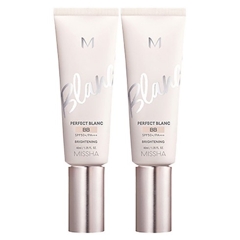 미샤 M 퍼펙트 블랑 비비크림 SPF50+ PA+++, 22호 베이지, 40ml, 2개