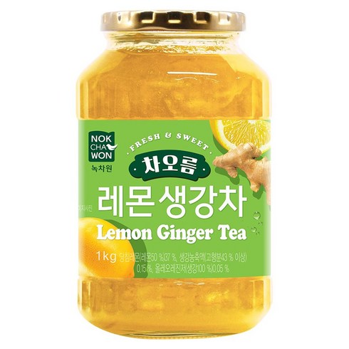 녹차원 차오름 레몬생강차, 1kg, 1개입, 1개