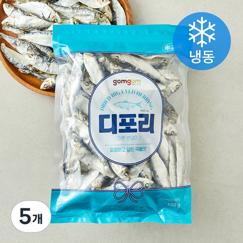 곰곰 디포리(마른밴댕이) (냉동), 5개, 550g