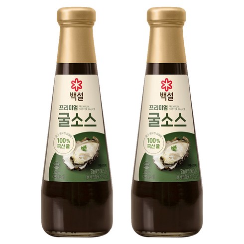백설 프리미엄 굴 소스, 350g, 2개