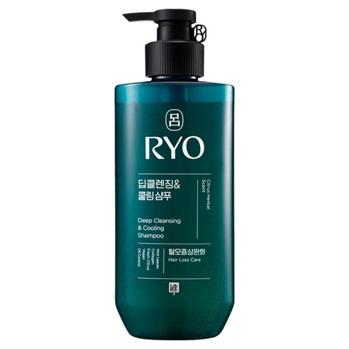 려 청아 딥 클렌징 앤 쿨링 탈모증상완화 샴푸 시트러스향, 480ml, 1개