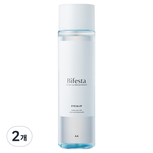 비페스타 미셀라 립앤아이 리무버, 195ml, 2개
