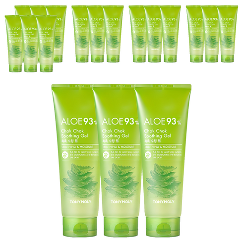 토니모리 알로에 93% 촉촉 수딩 젤, 250ml, 18개