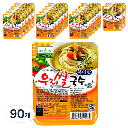 칠갑농산 우리쌀국수 북어맛, 82.5g, 90개