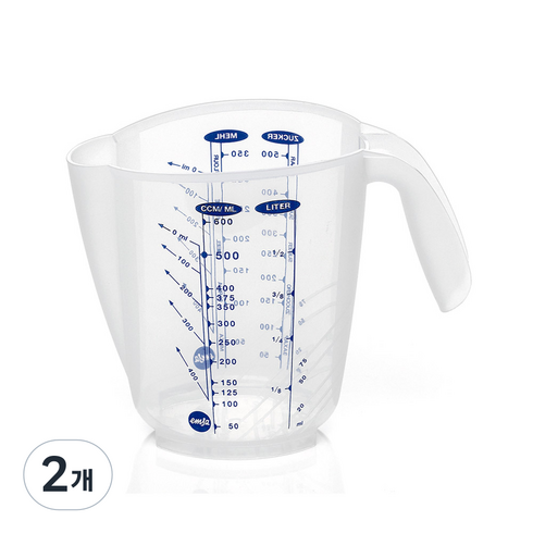 엠사 계량컵, 1L, 2개
