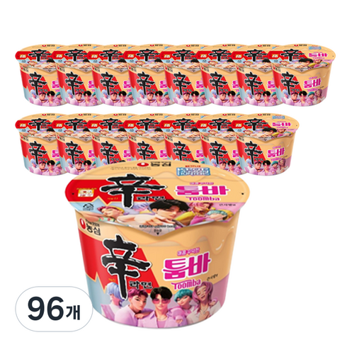 신라면 툼바 큰사발면 113g, 96개
