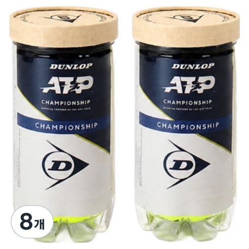 던롭 ATP 챔피언쉽 시합구 2p, 옐로우, 8개