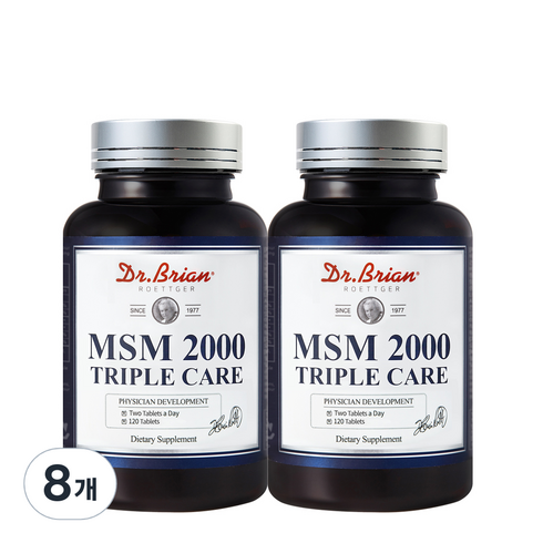 닥터브라이언 MSM 2000 트리플케어, 8개, 162g