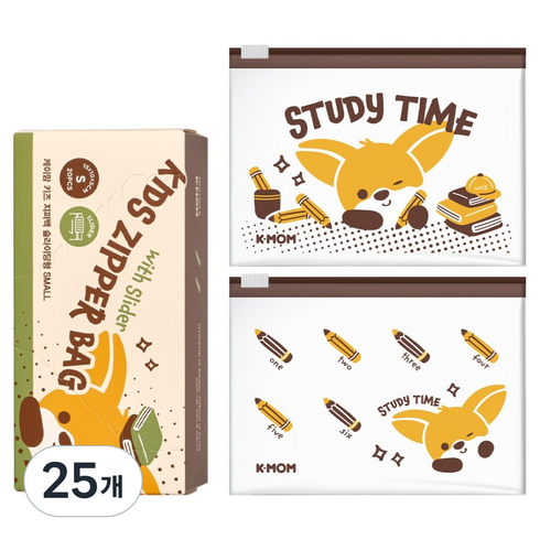 케이맘 키즈 지퍼백 슬라이딩형 20p, 25개