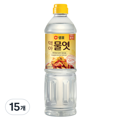 샘표 맥아물엿, 1.2kg, 15개