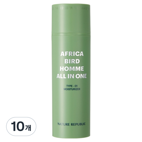 네이처리퍼블릭 아프리카 버드 옴므 올인원 모이스처라이저, 150ml, 10개