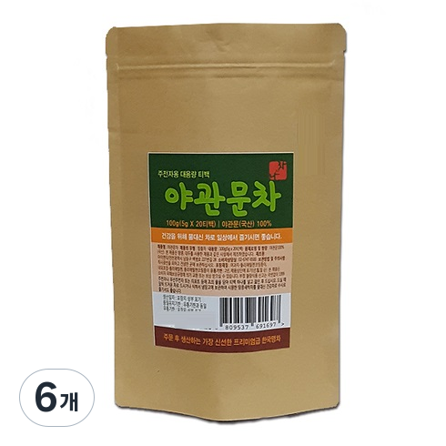 아이앤티 야관문차, 5g, 20개입, 6개