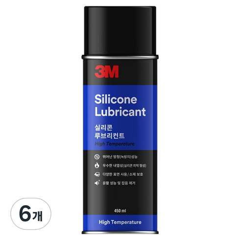 쓰리엠 실리콘 루브리컨트 450ml, 6개