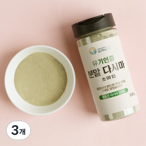 완도건강해 완도산 분말다시마, 100g, 3개