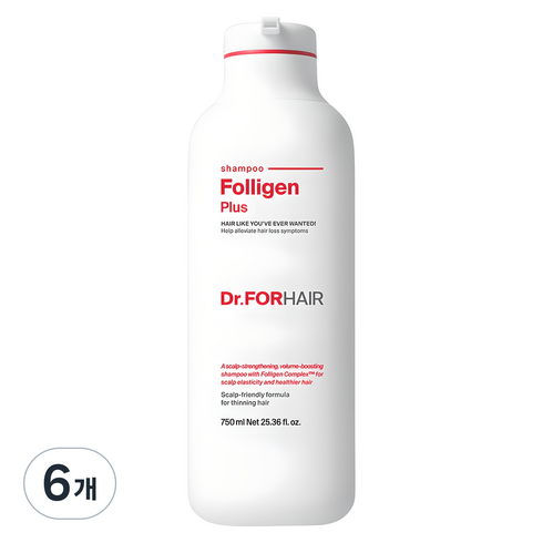닥터포헤어 폴리젠 플러스 샴푸, 750ml, 6개