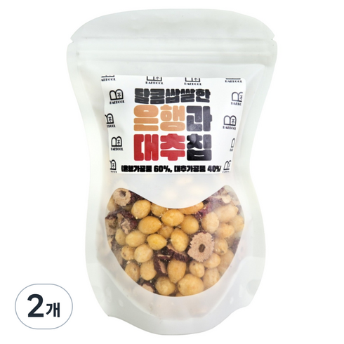BAEBOOL 달콤쌉쌀한 은행과 대추칩, 2개, 150g