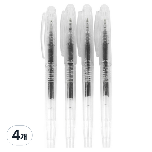 소잉바이핸드 아이롱펜 1mm 4p, 블랙, 4개