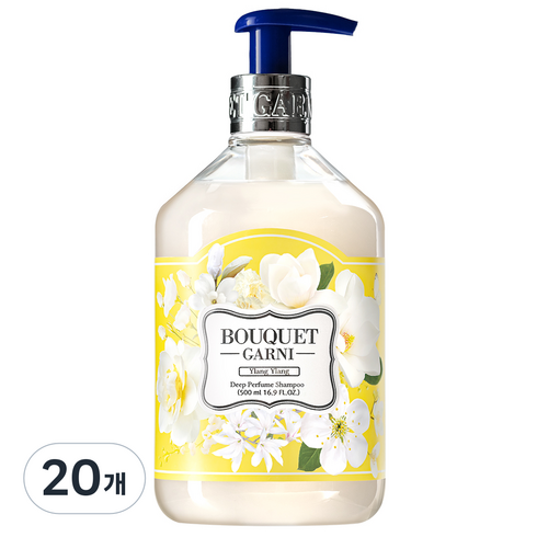 부케가르니 딥퍼퓸 샴푸 일랑일랑, 500ml, 20개