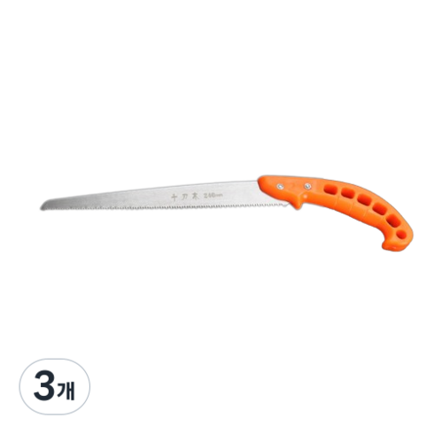 네오린 조경 원예 가정용 톱 240mm, 3개