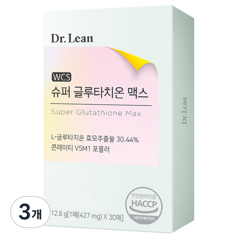 닥터린 슈퍼 글루타치온 맥스 30p, 12.8g, 3개