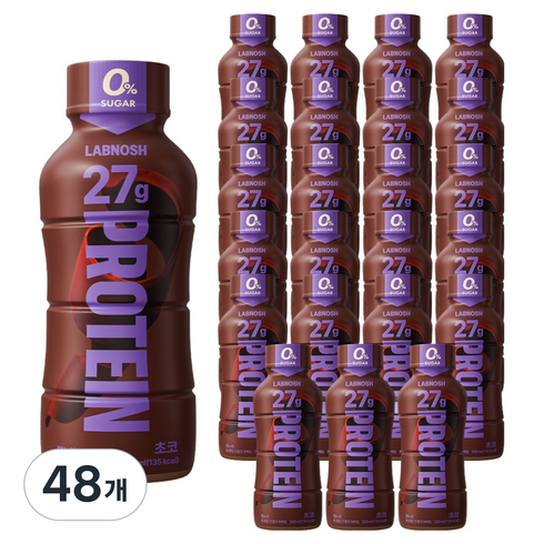 랩노쉬 프로틴 드링크 퍼펙트 초코, 48개, 350ml