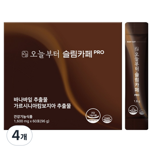 오늘부터 슬림카페PRO, 96g, 4개
