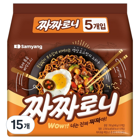 짜짜로니 140g, 75개