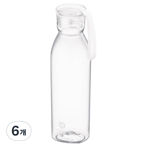 락앤락 데일리 밸런스 보틀 ABF646WHT, 화이트, 550ml, 6개